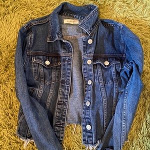 cropped pac sun jean jacket